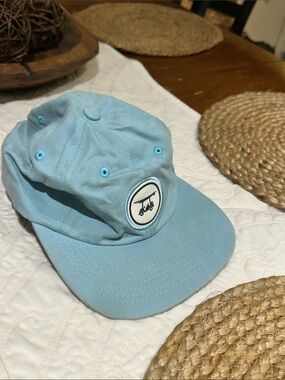 Light Blue Bald Head Blues Golf Cart Patch Cap